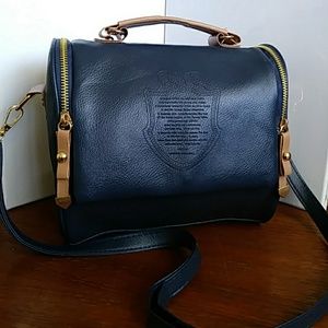 Leather Shoulder Crossbody Satchel Handbag. NWT.